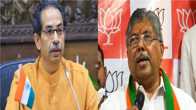 तब्येत बरी होईपर्यंत उद्धव ठाकरेंनी अन्य नेत्याकडे पदभार सोपवावा, चंद्रकांत पाटलांची पुन्हा मागणी