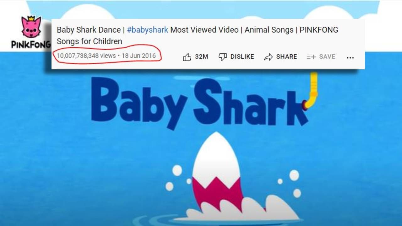 Baby Shark Doo Doo | तब्बल 10 बिलियन Views घेणारा पहिला YouTube Video, असं काय ग्रेट आहे काय व्हिडीओत?