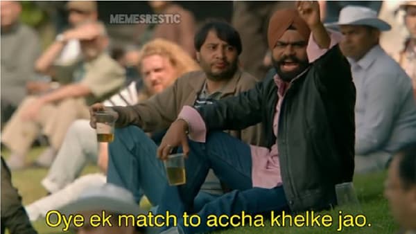 83 चित्रपटातील हा फोटो असून नेटीझन्सनी खास पुजारा आणि रहाणेसाठी हे म्हटले आहे. कीगन पीटरसनचा झेल सोडल्यामुळे चेतेश्वर पुजाराला अत्यंत वाईट पद्धतीने ट्रोल केले जातेय.