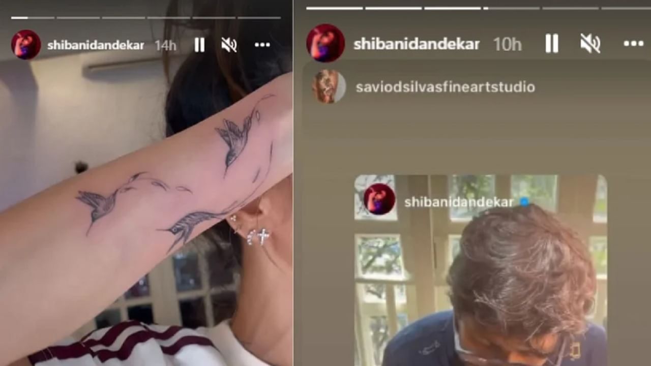 The air of Shibani Dandekar's tattoo before marriage, see what is special  about tattoos! | Shibani Dandekar got a special tattoo on his arm | PiPa  News