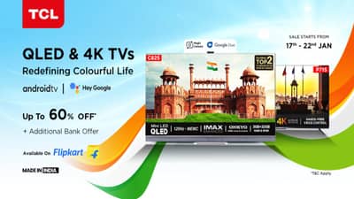 Flipkart Republic Day Sale 2022 : TCL च्या टॉप क्लास स्मार्ट टीव्हीवर 60 टक्क्यांपर्यंत डिस्काऊंट, पाहा यादी