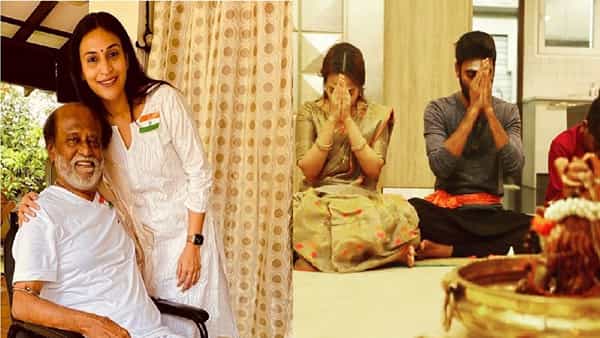 काढस कोंडे या धनुषच्या चित्रपटाच्या प्रदर्शनावेळी या दोघांची पहिली भेट झाली. यावेळी धनुषच्या कुटुंबातील सदस्यही उपस्थित होते. या चित्रपटाच्या निर्मात्याने त्यांची भेट घालून दिली होती. यावेळी ऐश्वर्याने धनुषचं अभिनंदन केलं होतं.