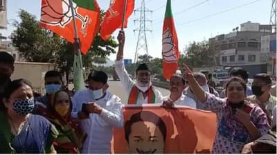 Nashik | पटोलेंच्या मोदींविरोधी वक्तव्याचा निषेध; नाशिकमध्ये भाजपचे जोरदार आंदोलन