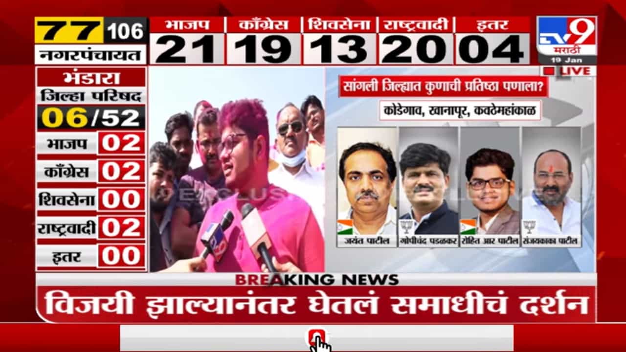 हा विजय Kavathe Mahankal शहरातल्या सर्वसामान्यांचा, Rohit Patil यांची विजयानंतर प्रतिक्रिया