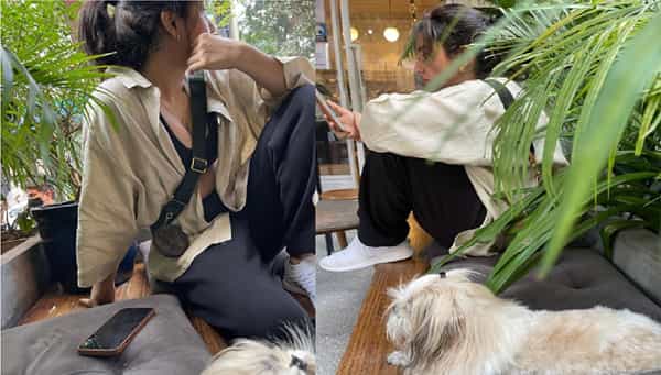बहिण aisha sharma सोबत तिने 'डे आऊट' केला. यावेळचे फोटो तिने सोशल मीडियावर शेअर केले आहेत. यावेळी तिने ब्लॅक आणि क्रिम कलरचा आऊट फिट घातलाय.