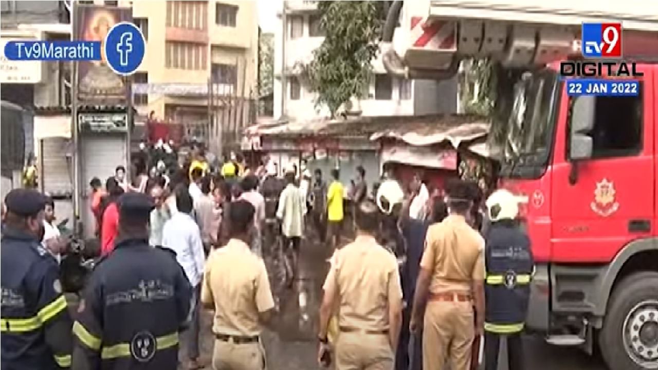 Video | भाटीया रुग्णालयाजवळील 20 मजली इमारतीत भीषण आग, 7 जण जखमी