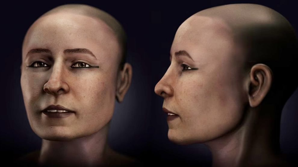 Scientists reconstructed the face of female mummy