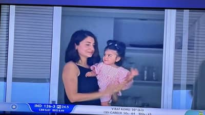 Anushka -Virat Childhood photos | 1 वर्षानंतर वामिकाची पहिली झलक पाहून नेटकरी म्हणतात, अरे हा तर दुसरा विराट ! ,बाप तशी लेक