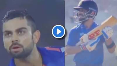 Video | कधी काळी फ्लाईंग किस जायचा, आता बॅटचाच पाळणा झाला! युजर्स म्हणाले शेवटी बापाचं काळीजए!