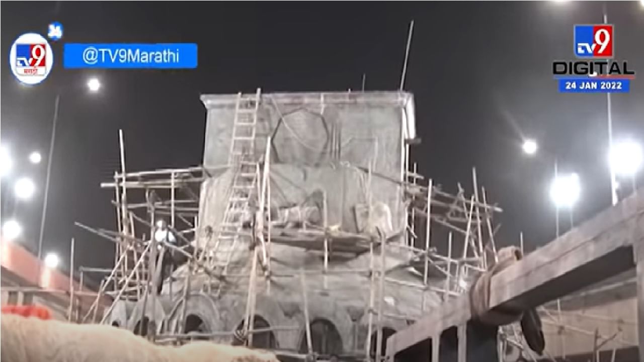 Video | शिवरायांच्या पुतळ्याची झलक पाहण्यासाठी Aurangabad मध्ये शिवप्रेमींची गर्दी
