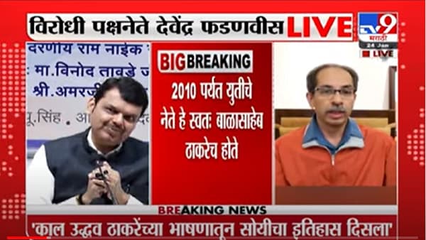 VIDEO : शिवसेनेचं हिंदुत्व हे कागदावरचं हिंदुत्व : Devendra Fadnavis | Devendra Fadnavis On Shivsena