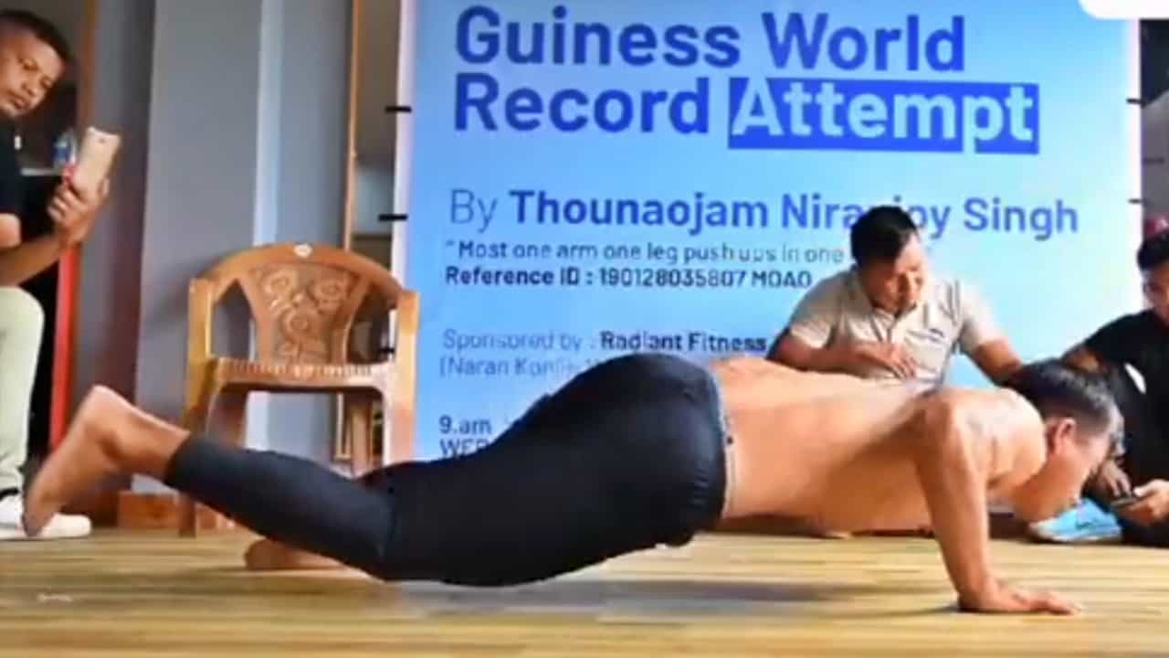 Video : भारताच्या या युवकानं पुश-अप्सचा केला नवा विश्वविक्रम, मोडला स्वत:चाच रेकॉर्ड