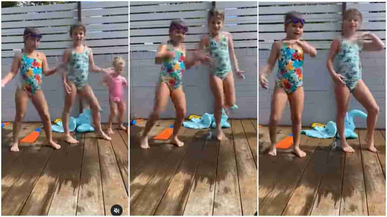 Video : डेव्हिड वॉर्नरच्या मुलीही म्हणतायत सामी-सामी, डान्स पाहून अल्लू अर्जुनही झाला खुश