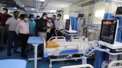 Thane : तिसऱ्या लाटेचा सामना करण्यासाठी ठाणे महापालिका सज्ज, कोविड हॉस्पिटलमधील सुविधांची आयुक्तांनी केली पाहणी