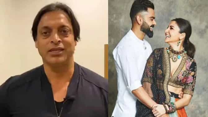 विराटने अनुष्काशी लग्न करायला नको होतं म्हणताच चाहत्यांनी शोएबला घेरले; म्हणाले...