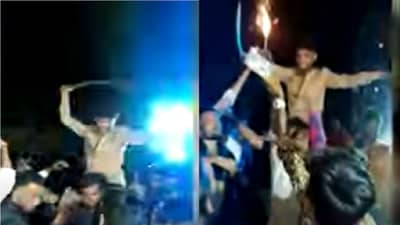 Jalgaon Crime | भाई का बड्डे गाण्यावर राडा, हवेत तलवार नाचवली; जळगावात बर्थडे बॉयला पोलिसांनी दाखवला इंगा