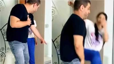 Viral Video | पतीने केली पत्नीसोबत मस्करी, असा प्रँक कधी पाहिला नसेल, व्हिडीओ व्हायरल