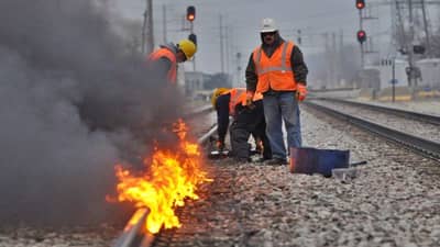 Video : ही आग लागली नाही, तर लावलीय; शिकागोतल्या रेल्वेरुळाच्या आगीचं काय आहे सत्य? वाचा...