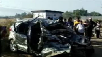 Breaking News | पुणे-मुंबई महामार्गावर भीषण अपघात, पाच जणांचा जागीच मृत्यू, कारचा चक्काचूर
