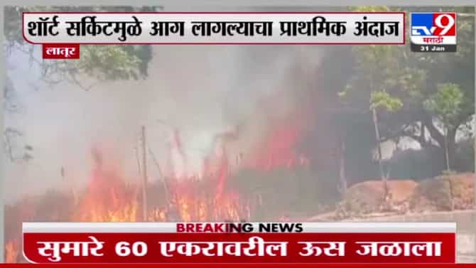 दुष्काळात तेरावा : 60 एकरातील ऊस जळून खाक, 20 शेतकऱ्यांचे स्वप्न भंगले