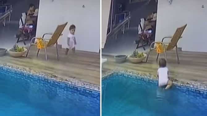 Shocking Video Viral : स्विमिंग पूलशेजारी खेळत होती चिमुरडी आणि अचानक...