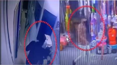 CCTV | कॅशियर केबिनबाहेर जाताच संधी साधली, बँक ऑफ इंडियाच्या शाखेत टेबलवरुन 16 लाख लंपास
