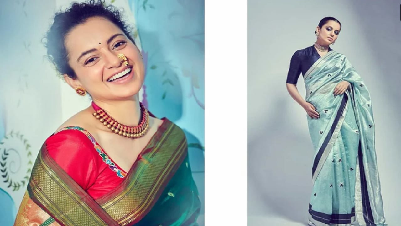 विशेष म्हणजे कंगनाने आतापर्यंत प्रत्येक सिल्कच्या साड्या नेसल्या आहेत. फिकट रंग असो किंवा गडद, ​​प्रत्येकामध्ये कंगना खास दिसते.