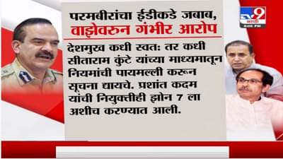 Special Report | Param Bir Singh यांचे 3 मंत्र्यांवर खळबळजनक आरोप!