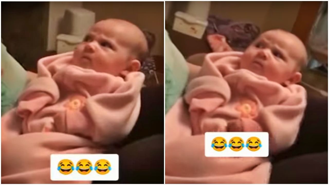 'या' बाळाला कशाचा राग आलाय बरं? हा Cute Viral Video पाहा आणि तुम्हीच सांगा