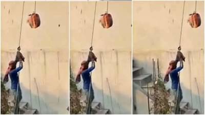 मजुराच्या जुगाडाचा हा Video पाहून तुम्हीही म्हणाल, हे IITमध्ये का शिकवलं जात नाही?