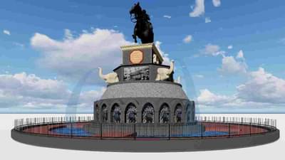 PHOTO| कसा दिसेल औरंगाबादचा शिवरायांचा पुतळा? देशात सर्वोच्च, सुशोभिकरणासाठी देवगिरी किल्ल्याची प्रेरणा!