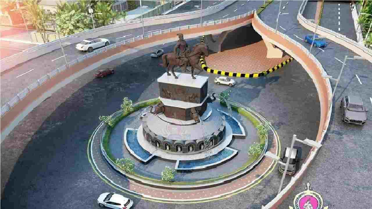 Shivaji Statue view, Aurangabad