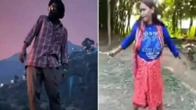 पुष्पाच्या श्रीवल्ली गाण्यावरती रानू मंडलचा डान्स, व्हिडीओ सोशल मीडियावर व्हायरल