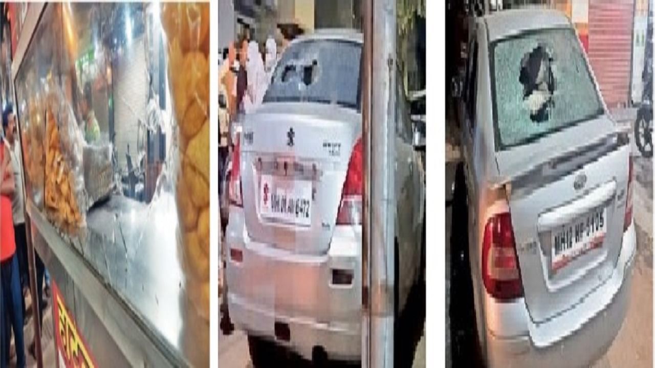 Nashik Crime | नाशिकमध्ये तलवारी घेऊन गुंडांचा रस्त्यावर हैदोस, वाहनांच्या काचा फोडून मारहाण