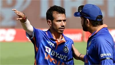 Rohit sharma: चल पळ तिथे, भर मैदानात रोहित शर्मा युजवेंद्र चहलवर चिडला पहा VIDEO