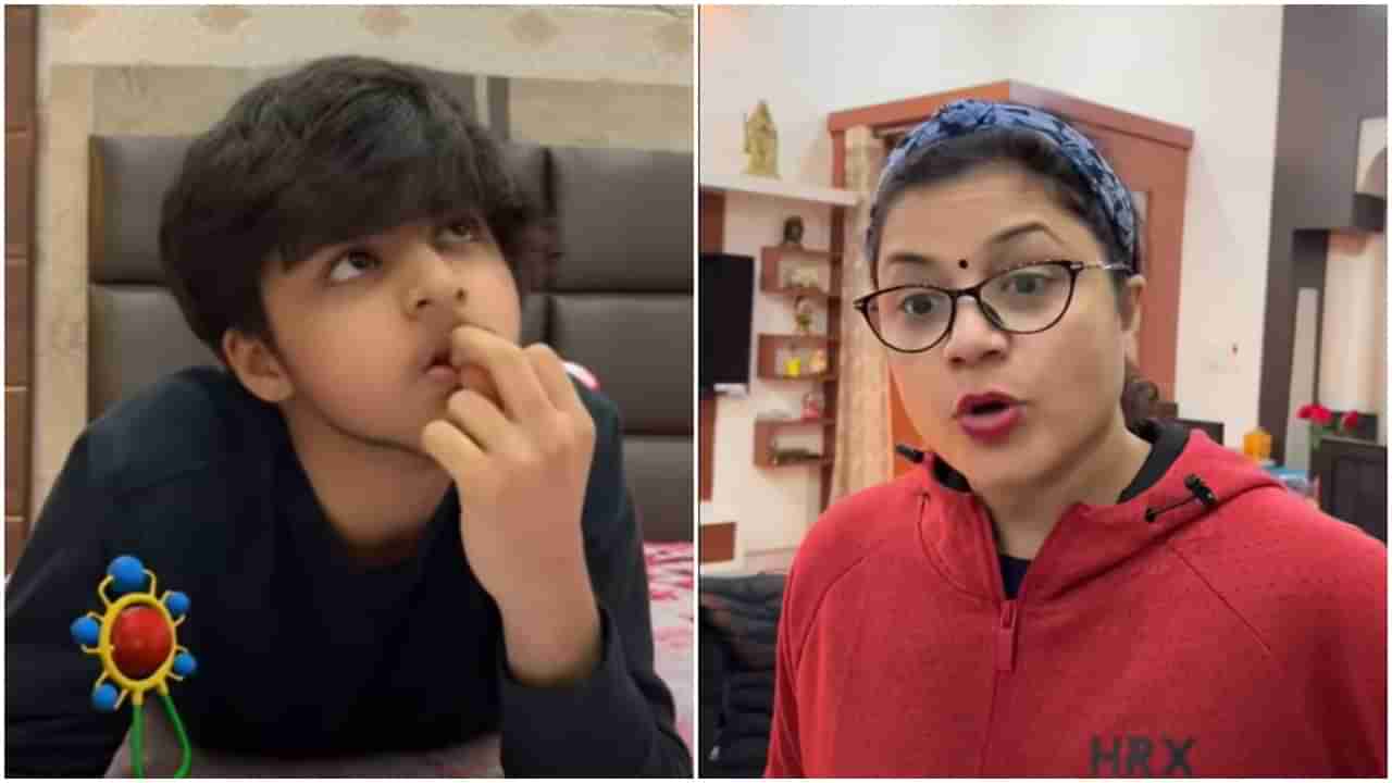 Kid funny video viral : मिंकूचं मनोरंजक काही कमी होत नाही, आता अभ्यासाला बस म्हणणाऱ्या आईला असं काही बनवलं...