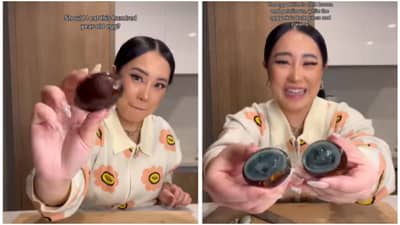 Viral : 100 वर्षांचं शिळं अंडं खाल्लंय या महिलेनं! चव कशी आहे? काय सांगतेय? पाहा हा Video