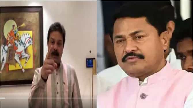 Video : नाना.. हिंमत असेल तर सागर बंगल्यावर येऊन दाखव, प्रसाद लाड यांच्याकडून एकेरी उल्लेख, पटोलेंना थेट आव्हान