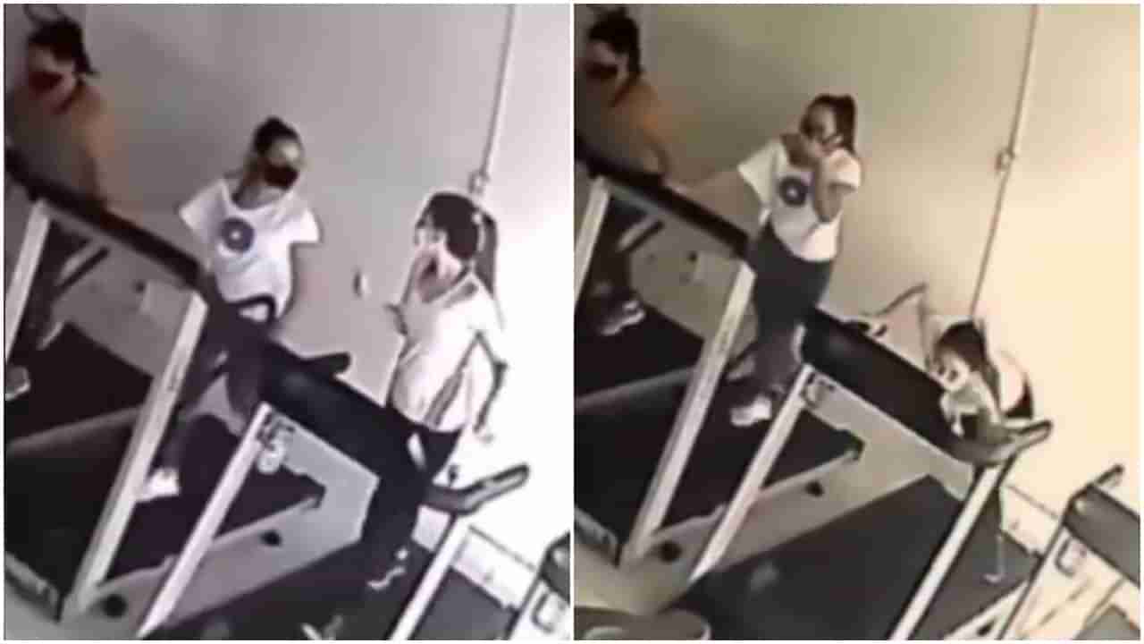 ...म्हणून एकावेळी एकच काम करावं, नाहीतर या मुलीसारखं हसं होतं; Treadmill video viral