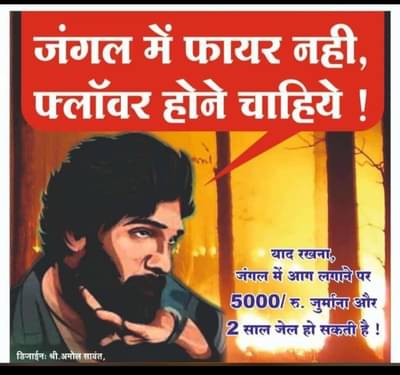 Melghat Fire | जंगल मे फायर नही, फ्लावर होणे चाहिये!, समाजमाध्यमांवरील पोस्टरने वेधले लक्ष; दंड काय होणार माहीत आहे का?