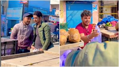 ग्राहक-विक्रेत्यांचं अजब गणित, दोन मित्रांना नारळवाल्याचं भन्नाट उत्तर; पाहा Funny Viral Video