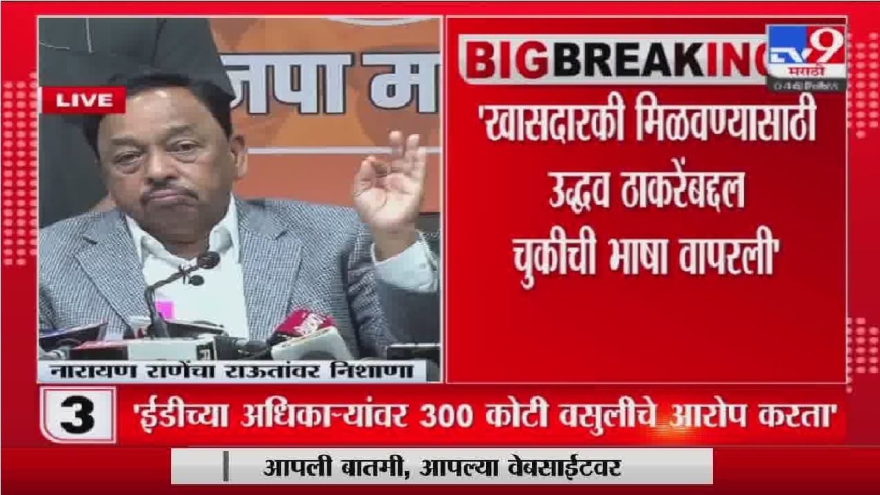 तुझं रक्त भेसळय, राऊतांच्या भाषेला राणेंचं त्याच भाषेत उत्तर, पातळी कुठपर्यंत घसरणार? तुझं रक्त भेसळय, राऊतांच्या भाषेला राणेंचं त्याच भाषेत उत्तर, पातळी कुठपर्यंत घसरणार?