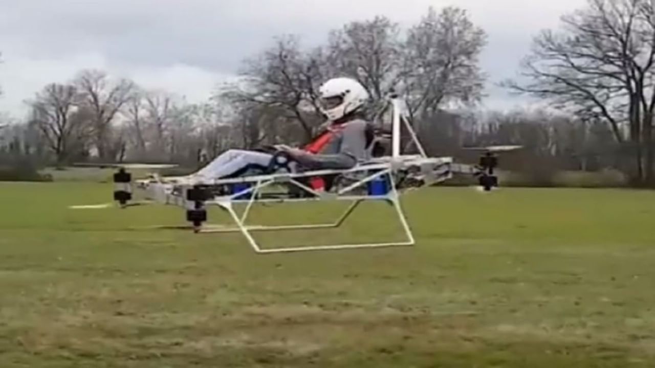 video| मिनी हेलिकॉप्टरचा व्हिडीओ व्हायरल; नेटकरी म्हणतात लवकरच सुटणार वाहतूक कोंडीचा प्रश्न