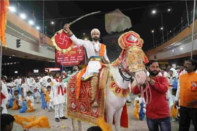 PHOTO | औरंगाबादेत शिवजयंती महोत्सवाचा जल्लोष, ढोल-ताशे, लेझीम, तलवारबाजीच्या प्रात्यक्षिकांनी शहरात नवचैतन्य!!
