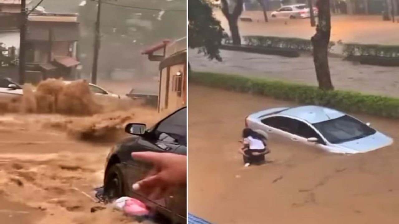Viral : ब्राझीलमध्ये हाहाकार..! अतिवृष्टी आणि भूस्खलनानं विद्ध्वंस, flood video पाहुन अंगावर येईल काटा