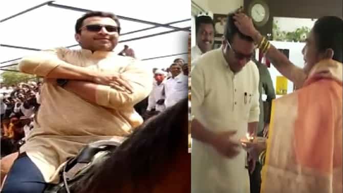 MP Dr. Amol Kolhe| बाबा परत असा घोडीवर बसत जाऊ नकोस, खासदार कोल्हेंना मित्राच्या आईची प्रेमळ तंबी