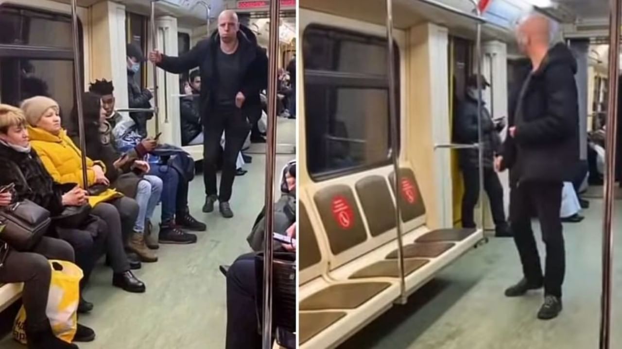 Viral video : मेट्रोमध्ये जागा मिळवण्यासाठी केले असे काही; व्हिडीओ पाहून तुम्हीही पोटधरून हसाल