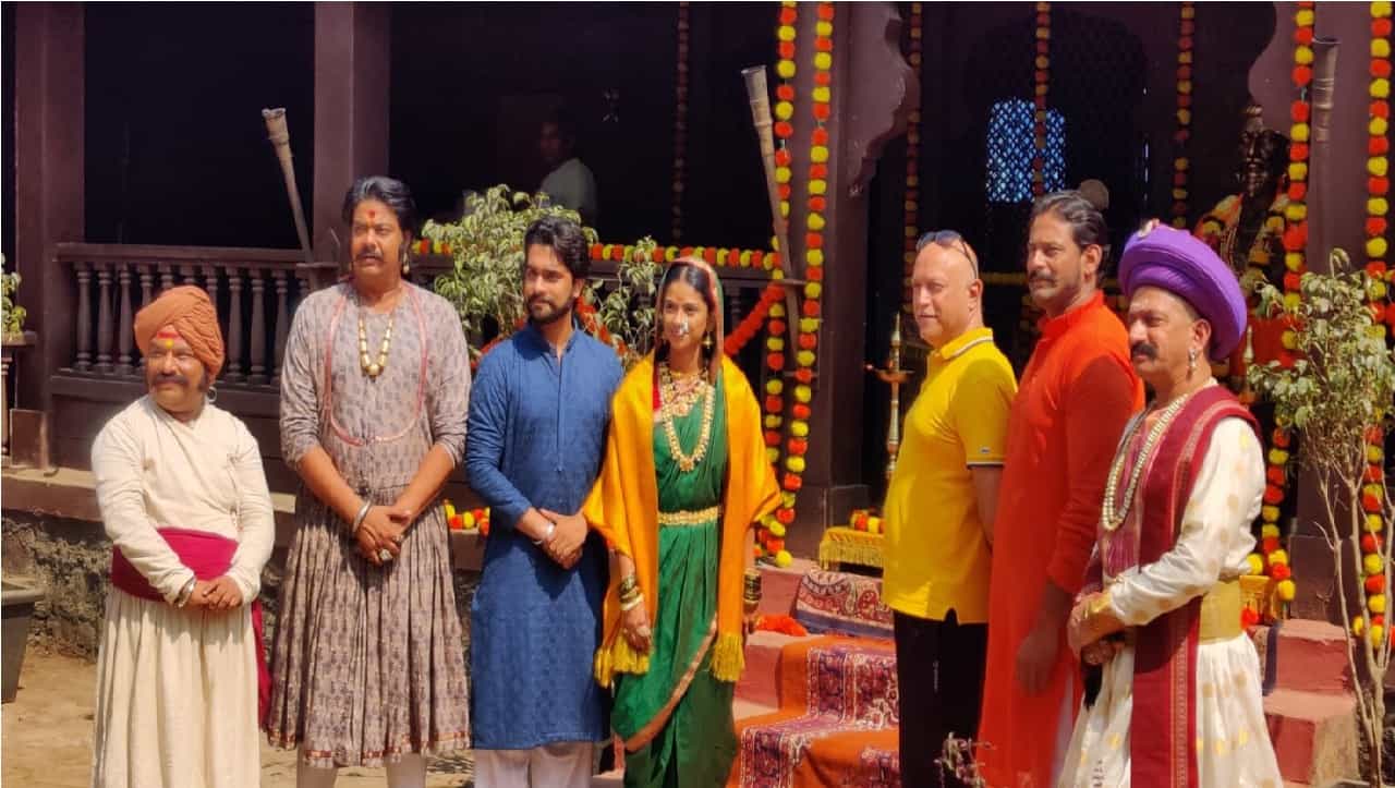 'स्वराज्य सौदामिनी ताराराणी'च्या सेटवर शिवजयंती साजरी, पाहा व्हीडिओ