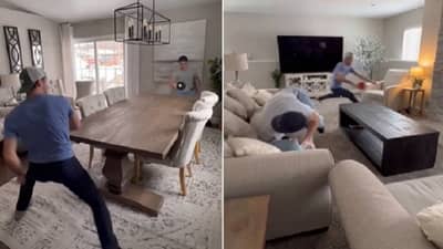 Amazing ping pong : असा खेळ पाहुन तुम्हालाही Table tennis खेळावंसं वाटेल, पाहा हा Viral video