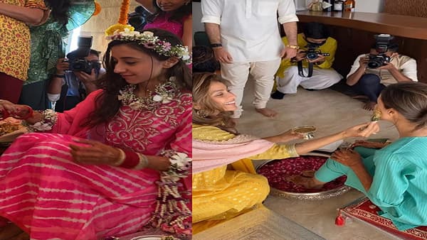 अनिल अंबानी आणि टीना अंबानी यांच्या मुलाचं अनमोल अंबानी आज लग्न होणार आहे. त्यांच्या हळदीचे फोटो सोशल मीडियावर व्हायरल झाले आहेत